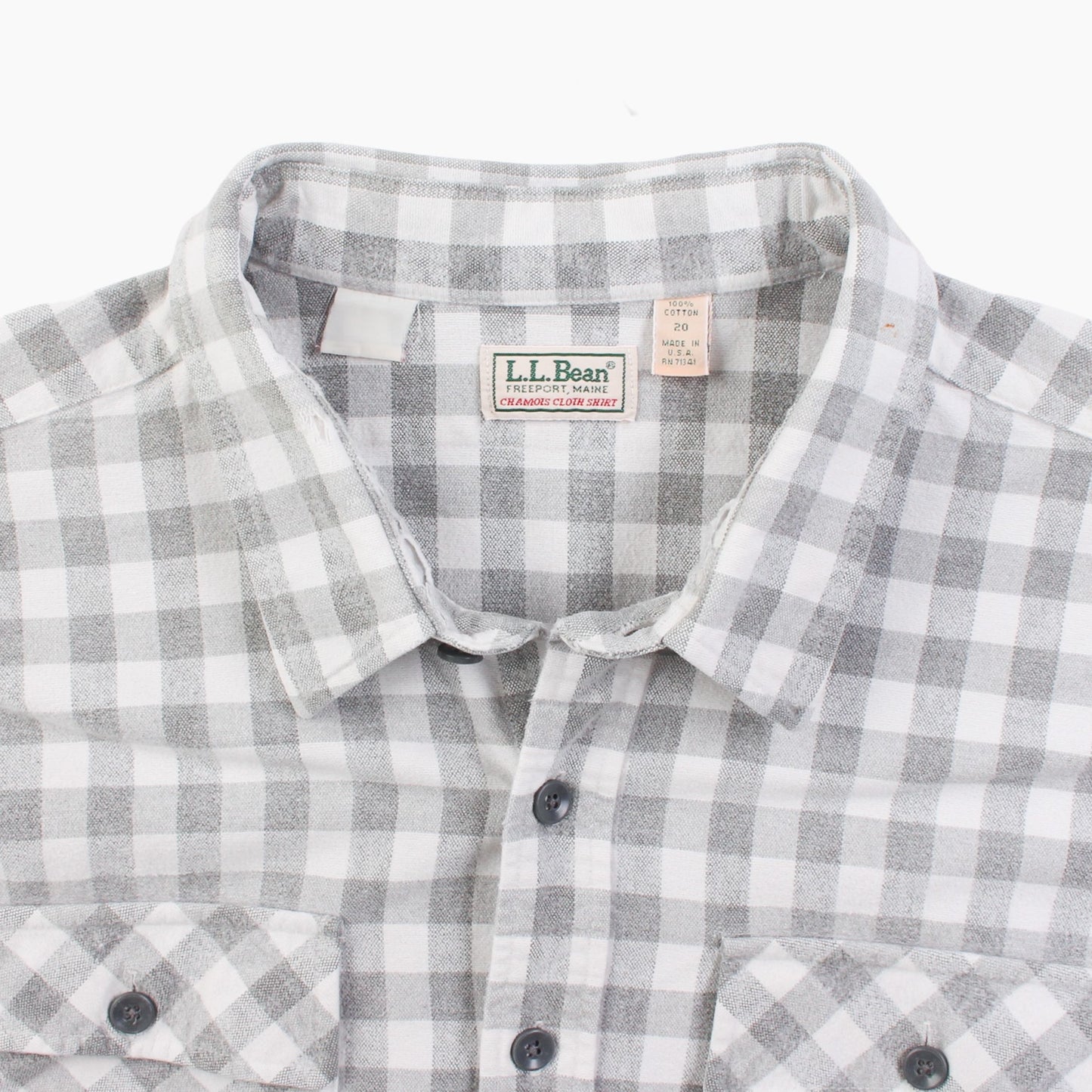 Vintage Shirt - Grey Check - American Madness