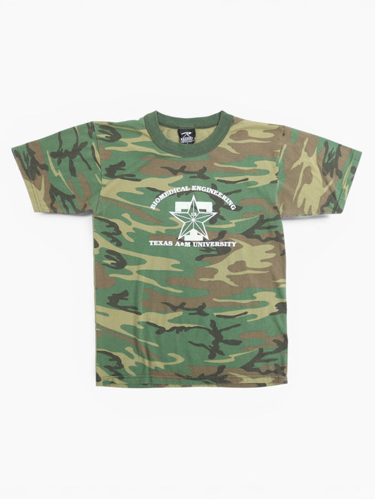 'Texas University' Woodland Camouflage T-shirt