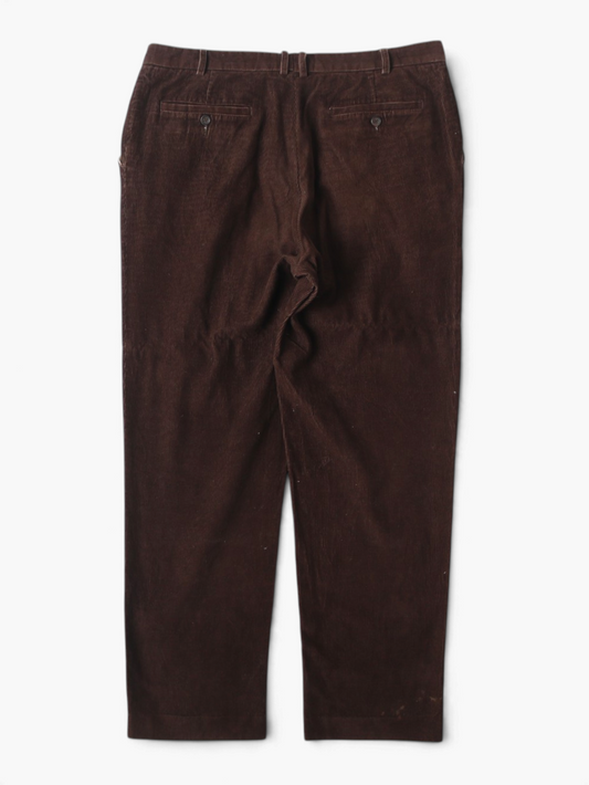 Vintage Corduroy Trousers - Brown - 38/32
