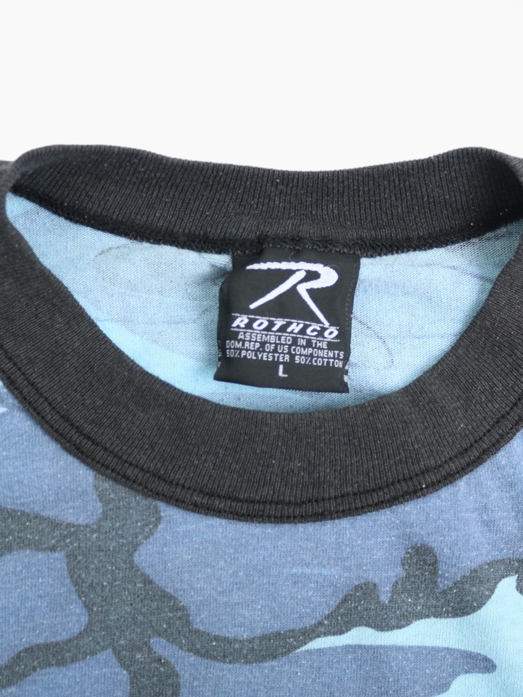 Blue Woodland Camouflage T-shirt