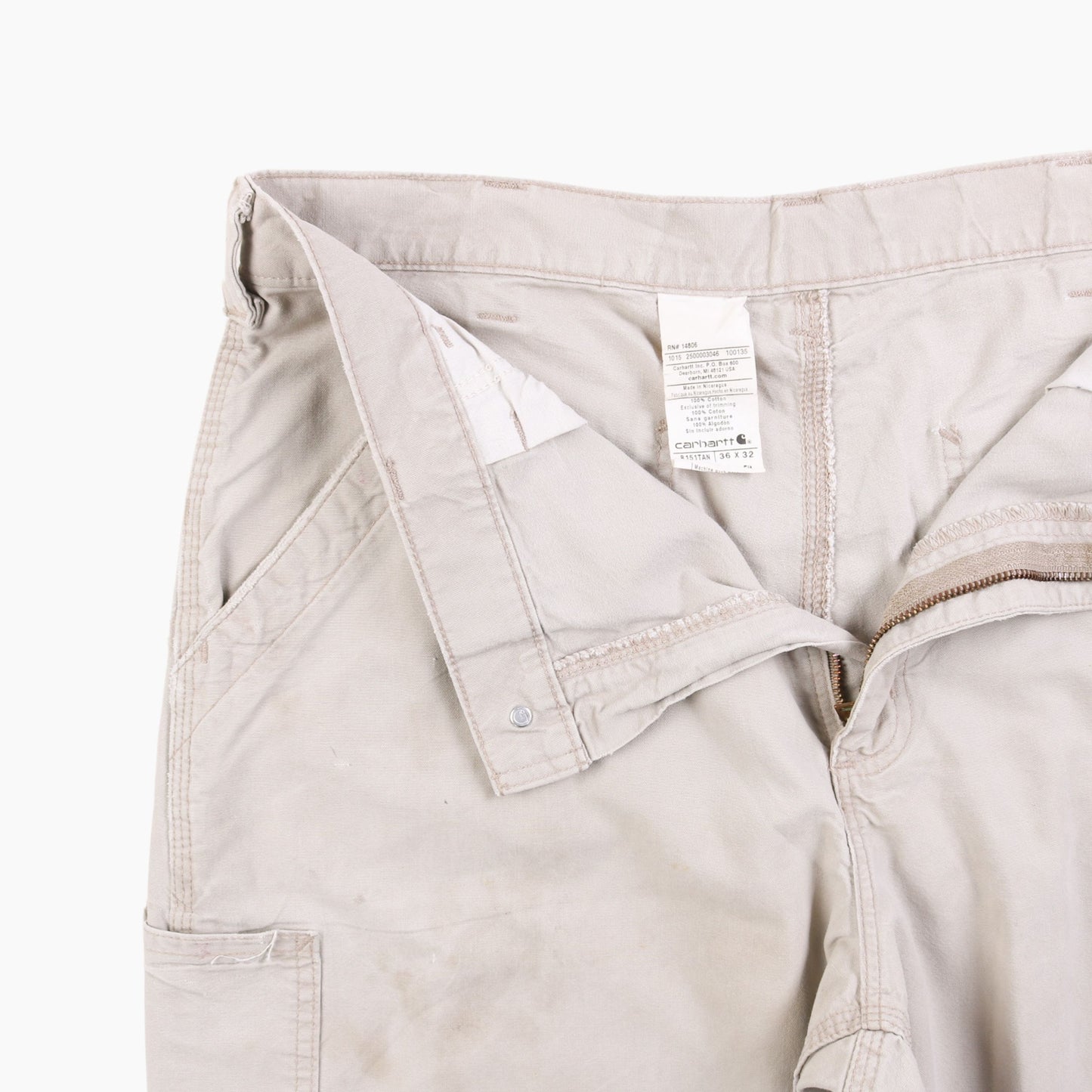 Vintage Carpenter Pants - Washed Stone - 36/32 - American Madness