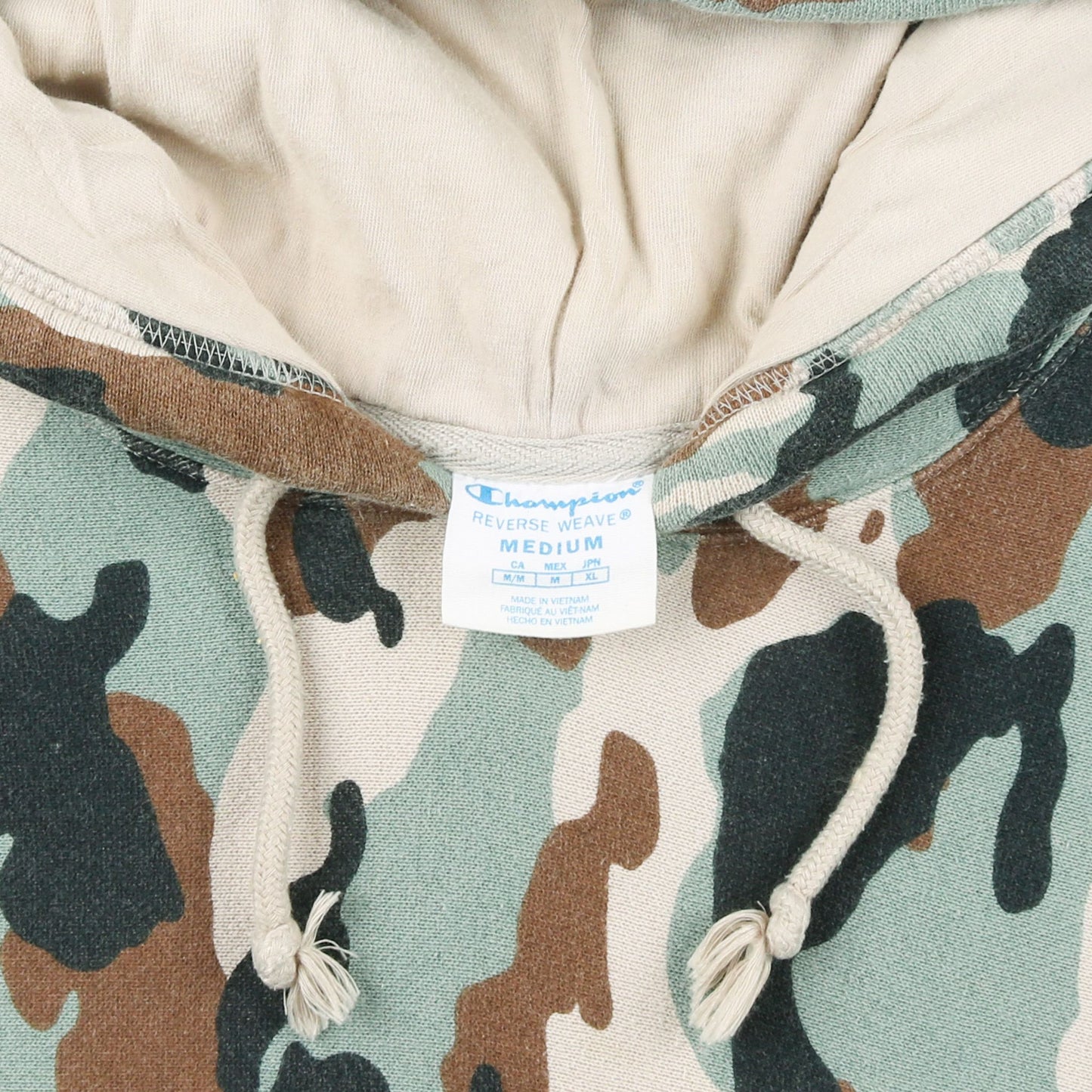 Embroidered Hooded Sweatshirt - Camouflage - American Madness