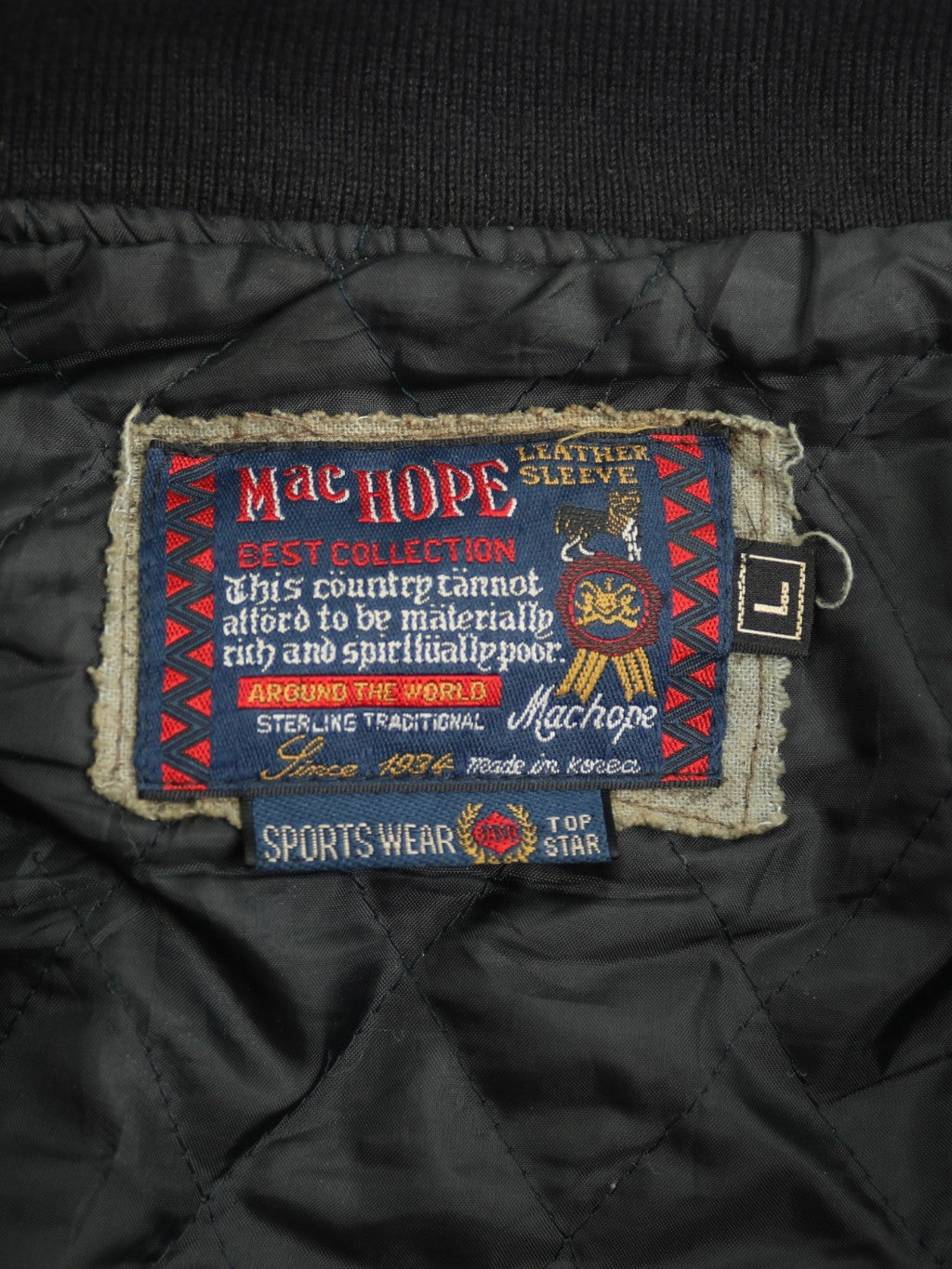 Vintage Varsity 'Campus Athlete' Bomber Jacket