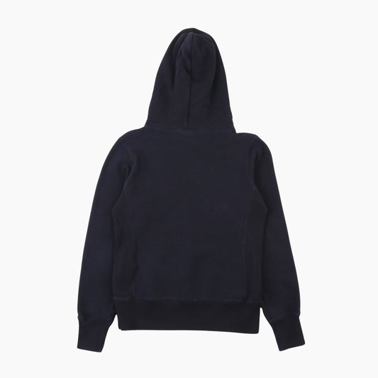 Embroidered Hooded Sweatshirt - Black - American Madness