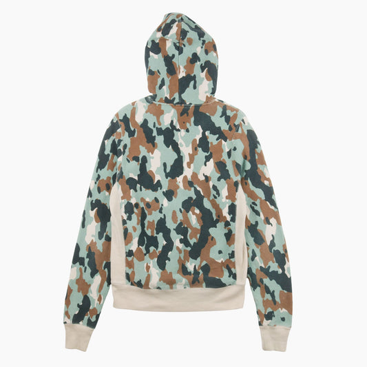 Embroidered Hooded Sweatshirt - Camouflage - American Madness