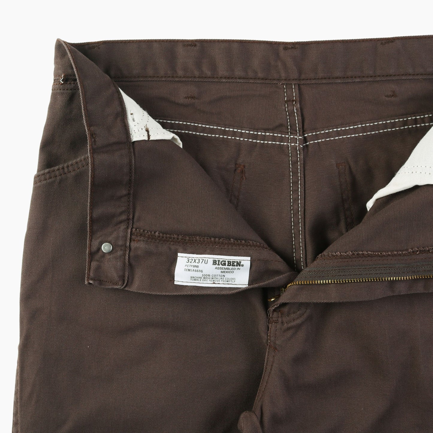 Vintage Workwear Pants - Brown - 32" 37" - American Madness