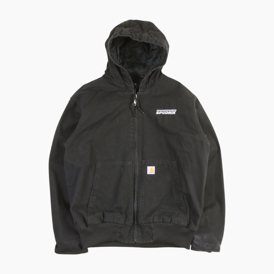 Hooded Active Jacket - Black