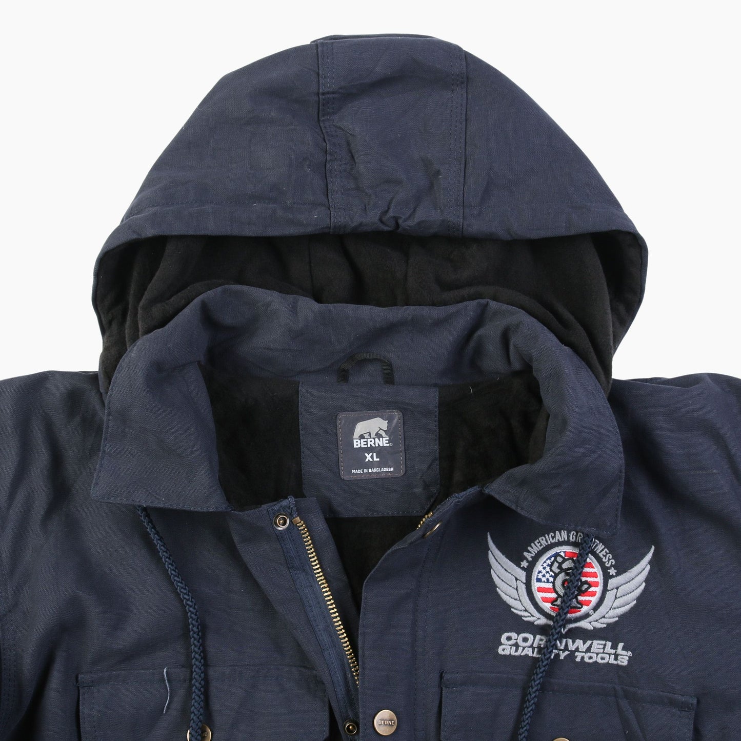 Work Hooded Jacket - Navy - American Madness