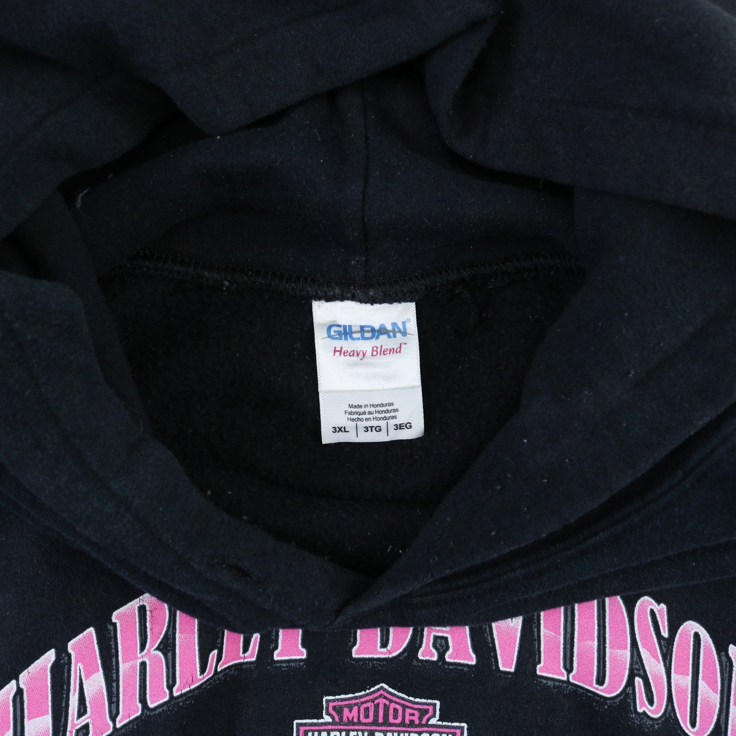 'Motor Club' Hooded Sweatshirt - Black