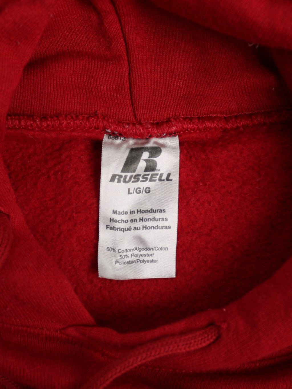 Vintage Hooded Sweatshirt - Red