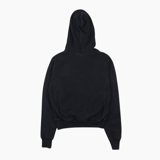Embroidered Hooded Sweatshirt - Black - American Madness