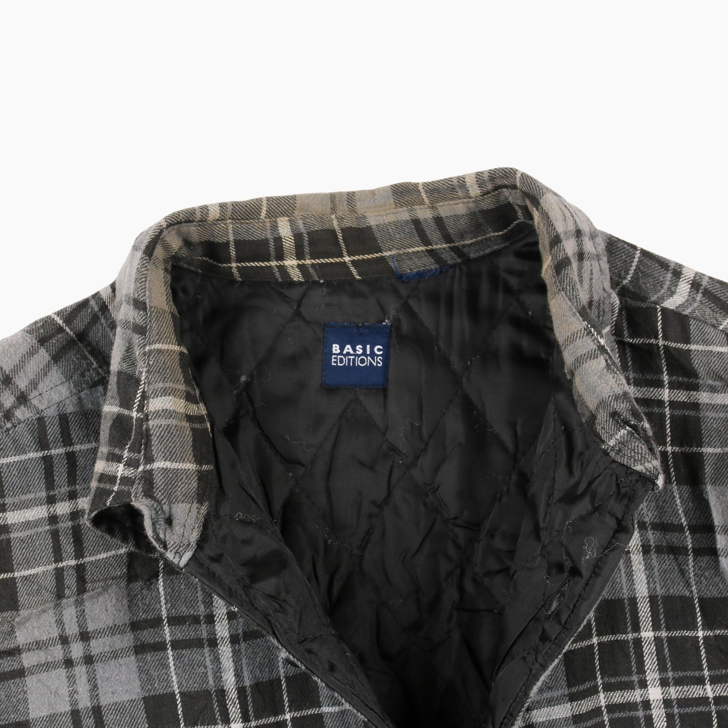 Vintage Flannel Overshirt - Grey Check - American Madness