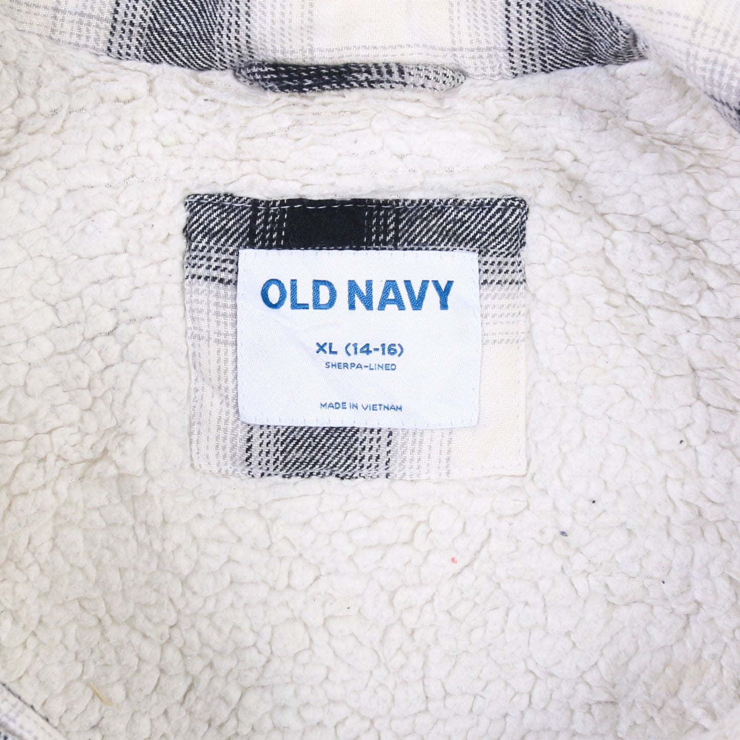 Vintage Flannel Overshirt - Black & White Check - American Madness