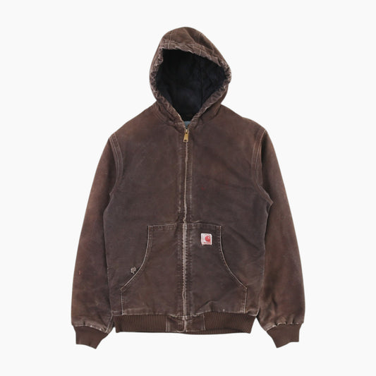 Hooded Active Jacket - Brown