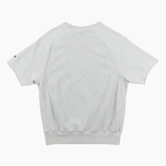 Embroidered Cutoff Sweatshirt - Grey - American Madness