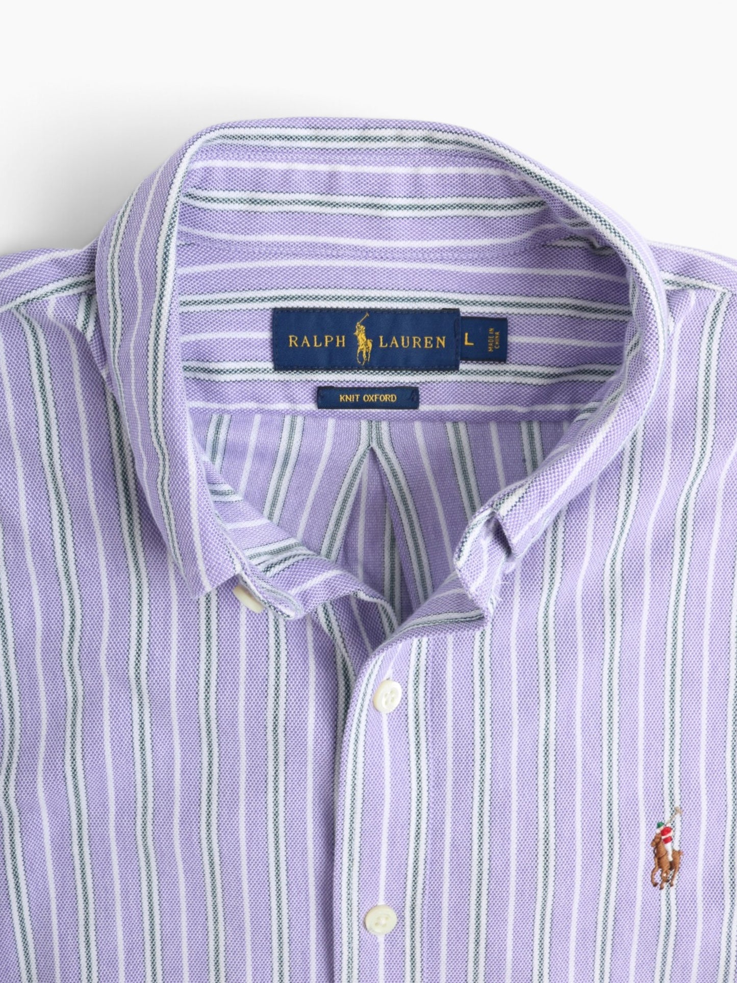 Vintage Shirt - Purple Stripe