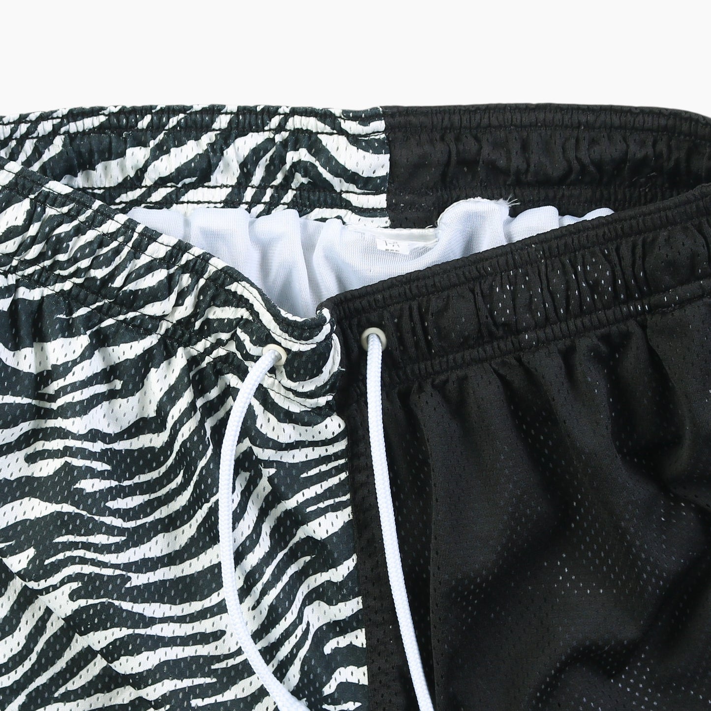 'Zebra Split' Basketball Shorts