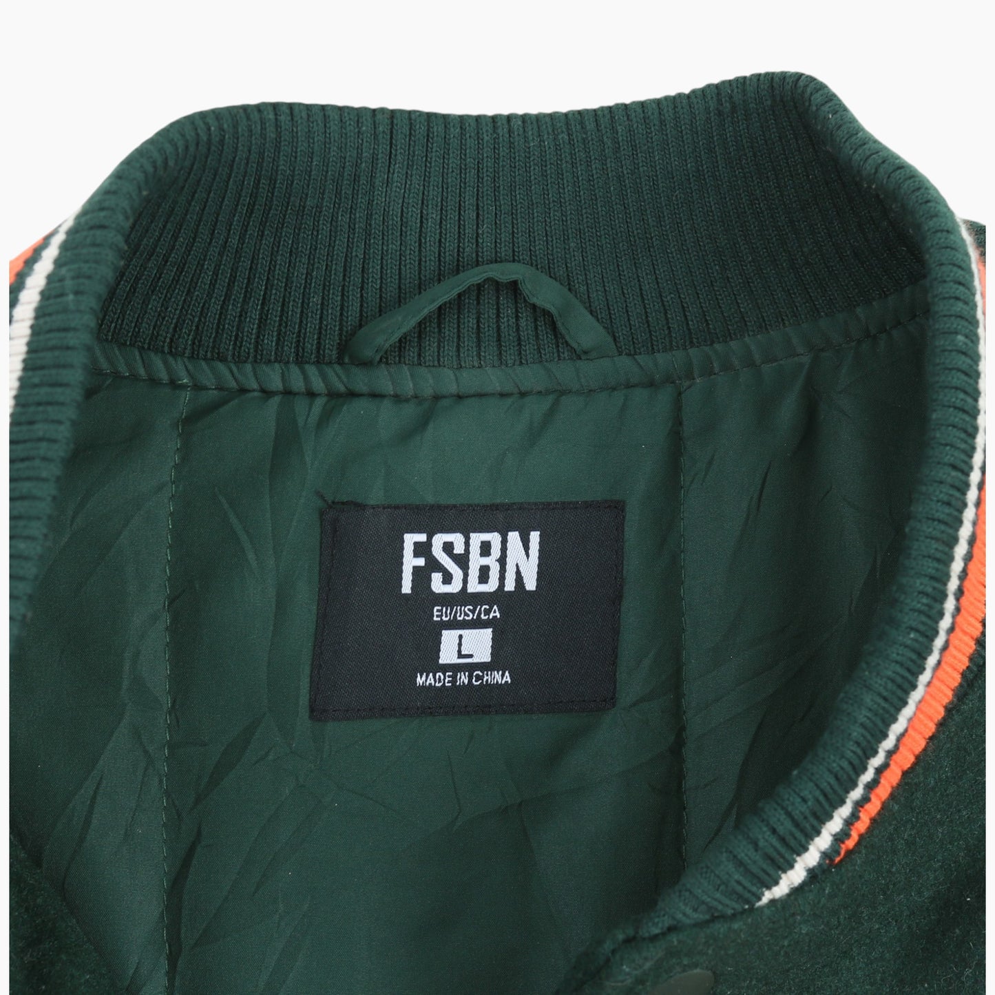 Vintage Varsity 'P' Bomber Jacket - Green