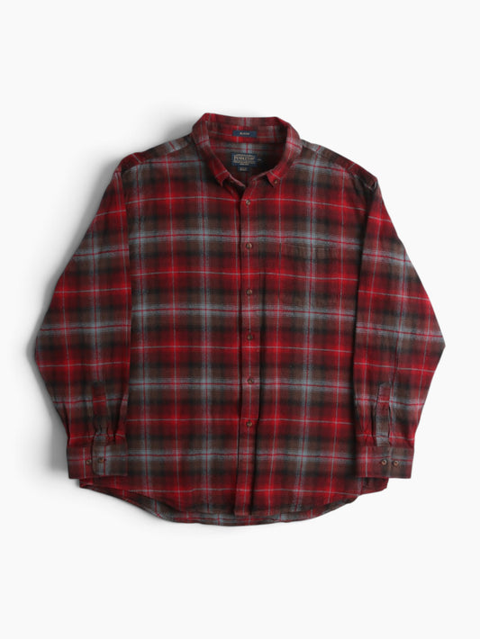 Vintage Flannel Shirt - Red