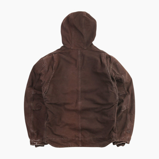 Hooded Active Jacket - Brown