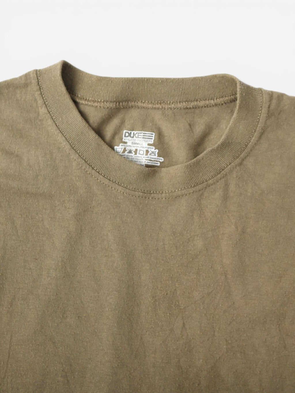 Khaki Single Stitch T-Shirt