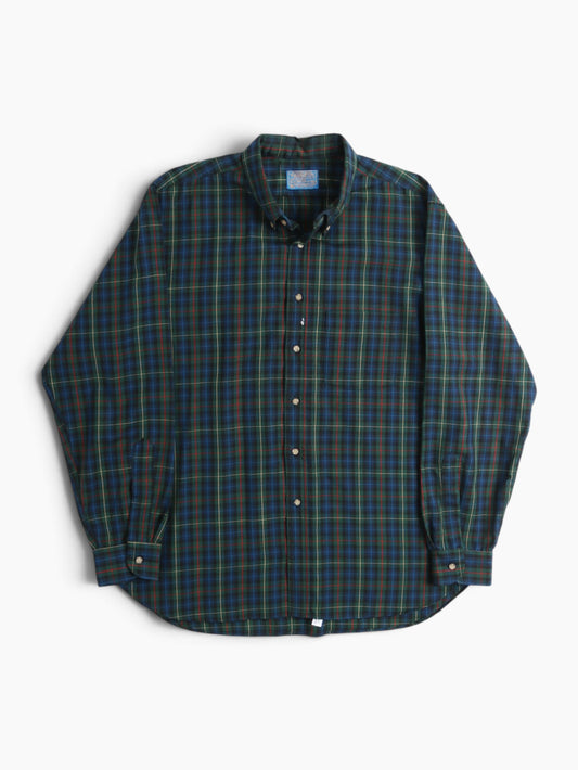 Vintage Flannel Shirt - Navy