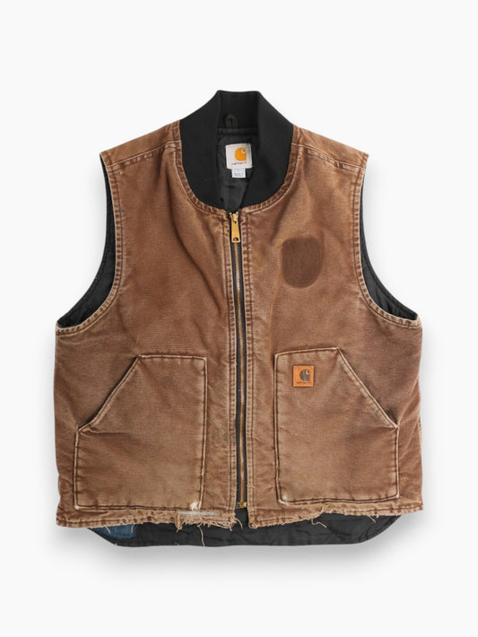 Lined Vest - Brown