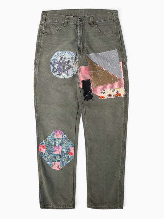 Vintage Carpenter Pants - Green - 34/34