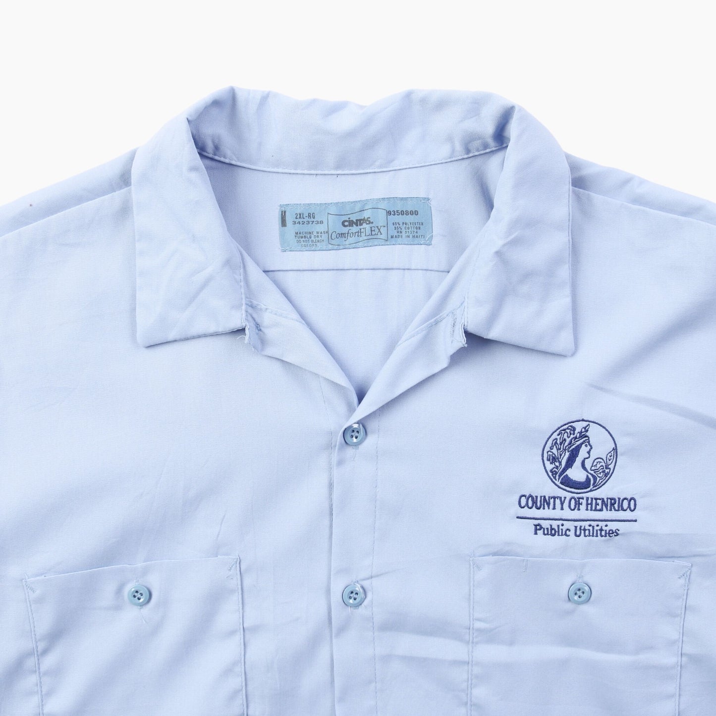 'County Of Henrico' Garage Work Shirt - American Madness