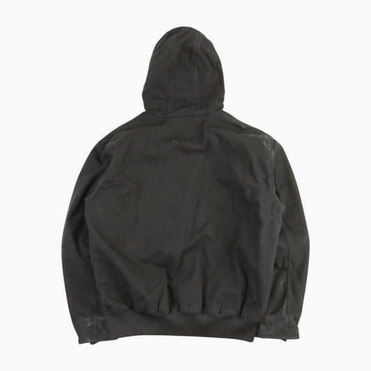 Hooded Active Jacket - Black
