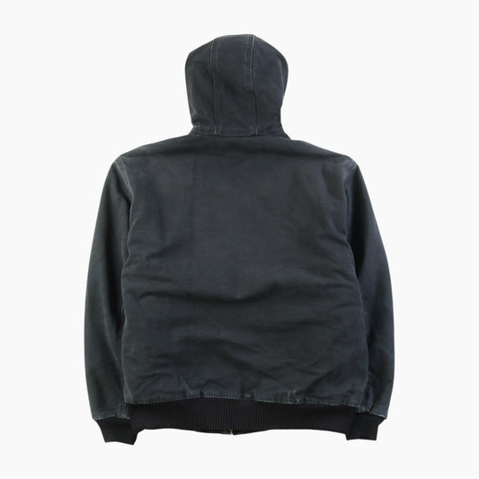 Hooded Active Jacket - Black