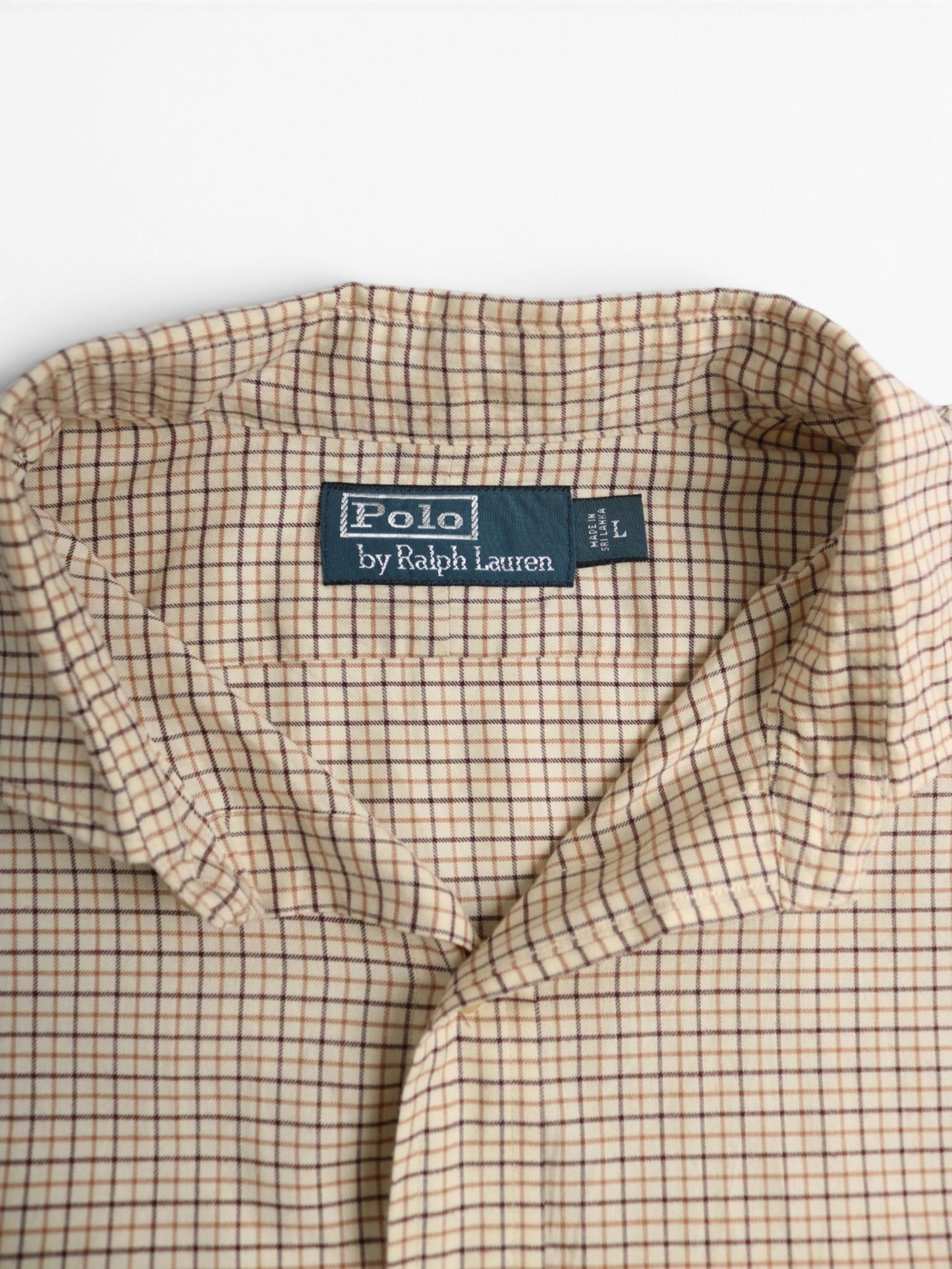 Vintage Shirt - Beige Check