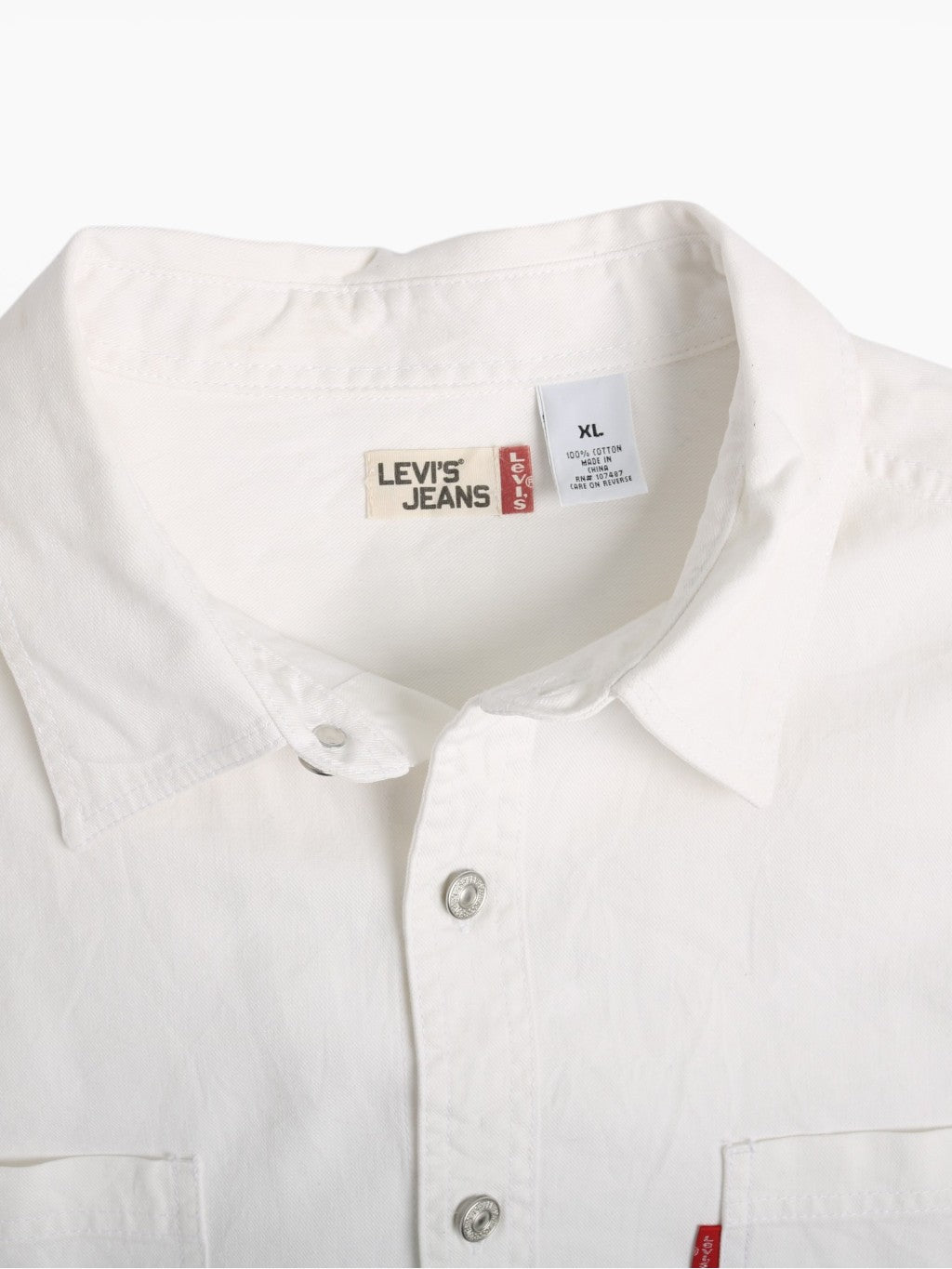 Denim Shirt - White