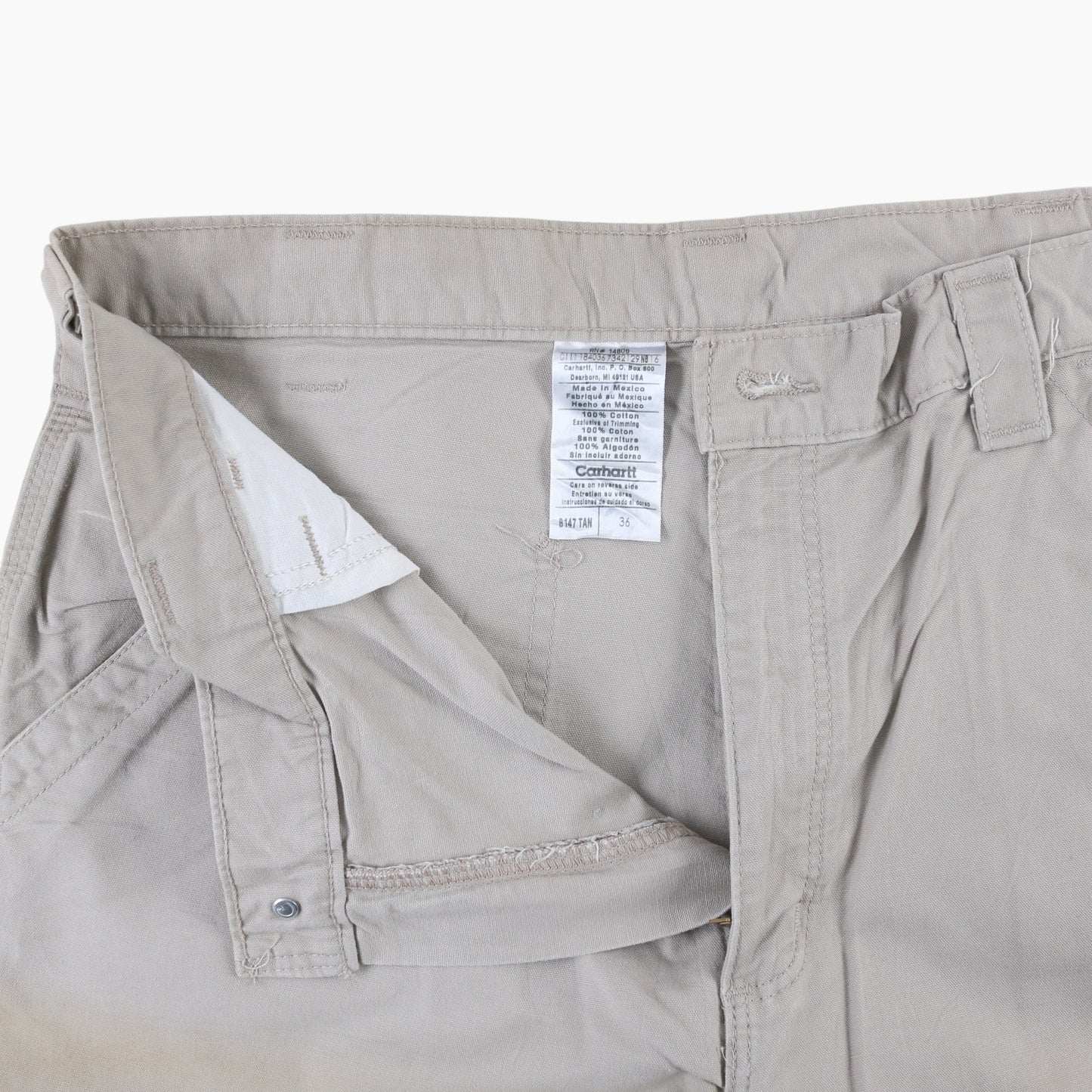 Carpenter Shorts - Stone - 36"