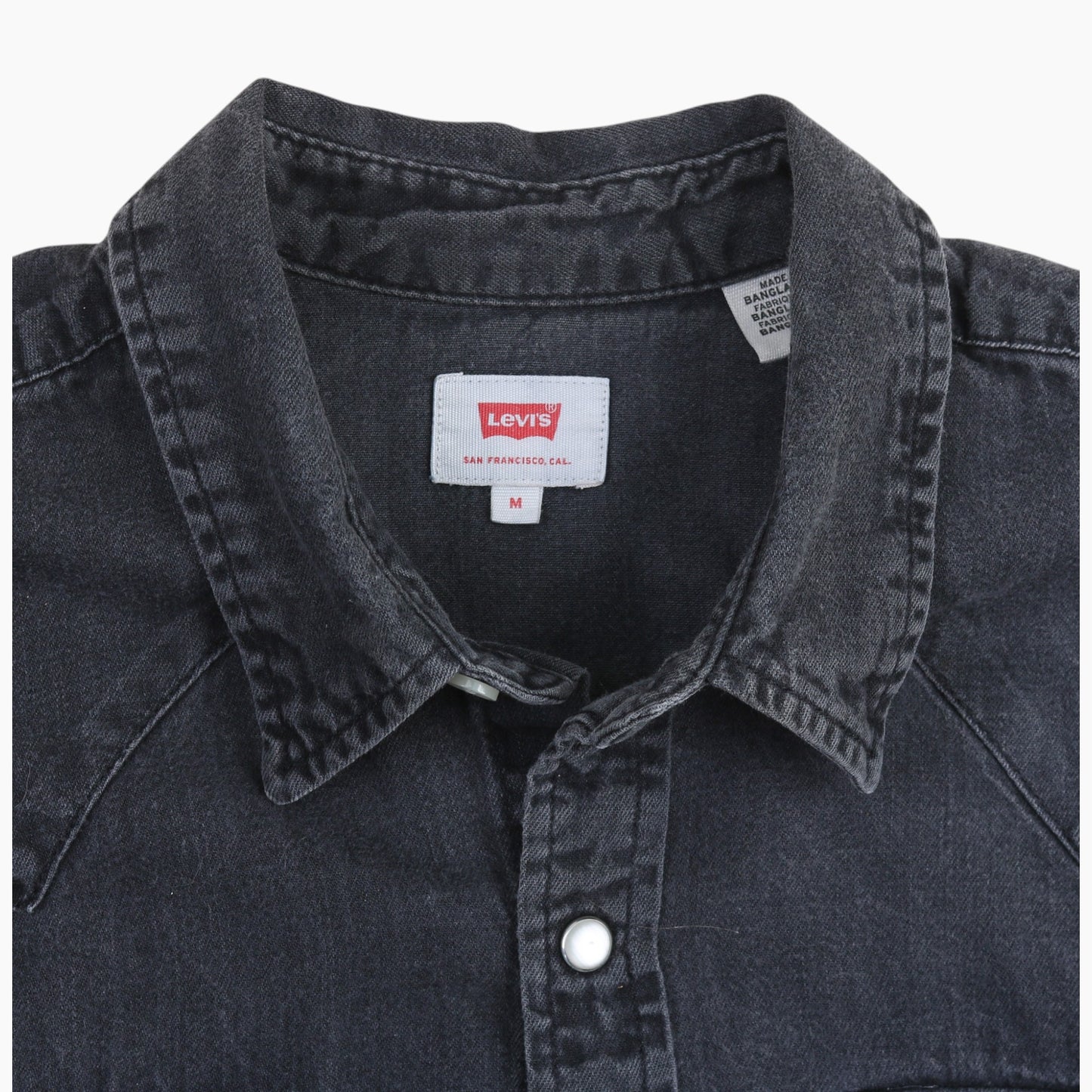 Weatern Denim Shirt - Black