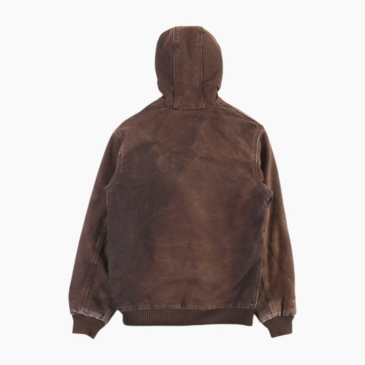 Hooded Active Jacket - Brown