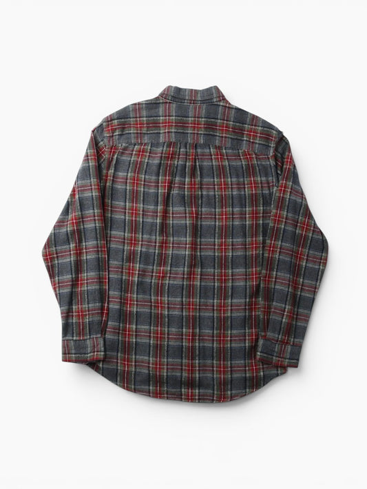 Vintage Flannel Shirt - Grey Check