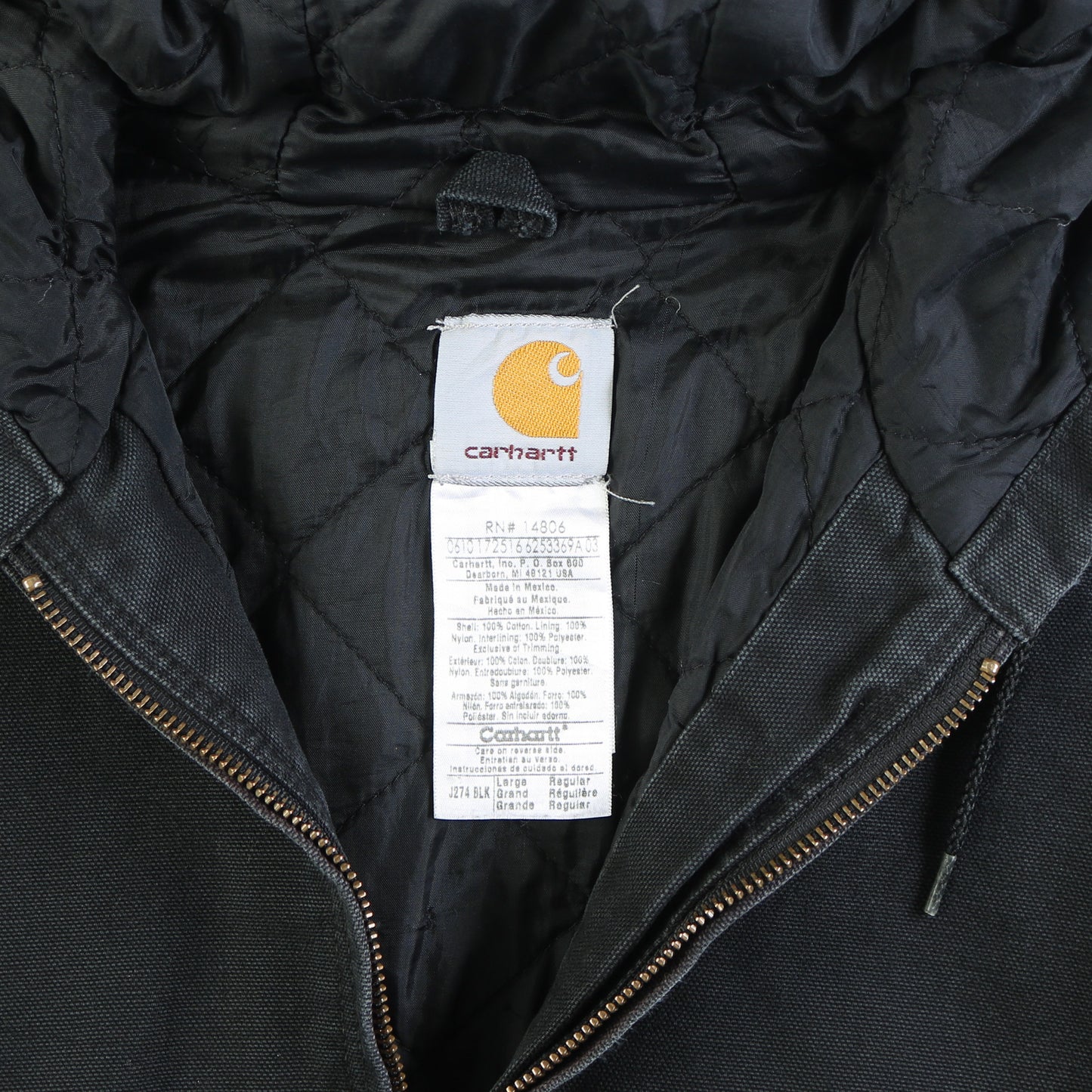 Hooded Active Jacket - Black