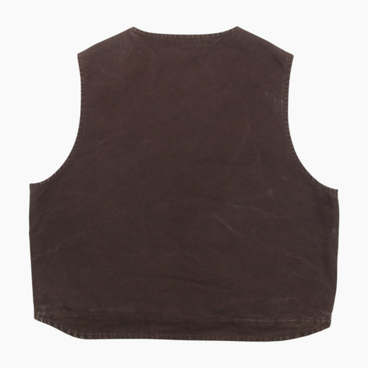 Lined Vest - Brown