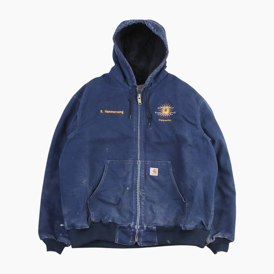 Hooded Active Jacket - Navy