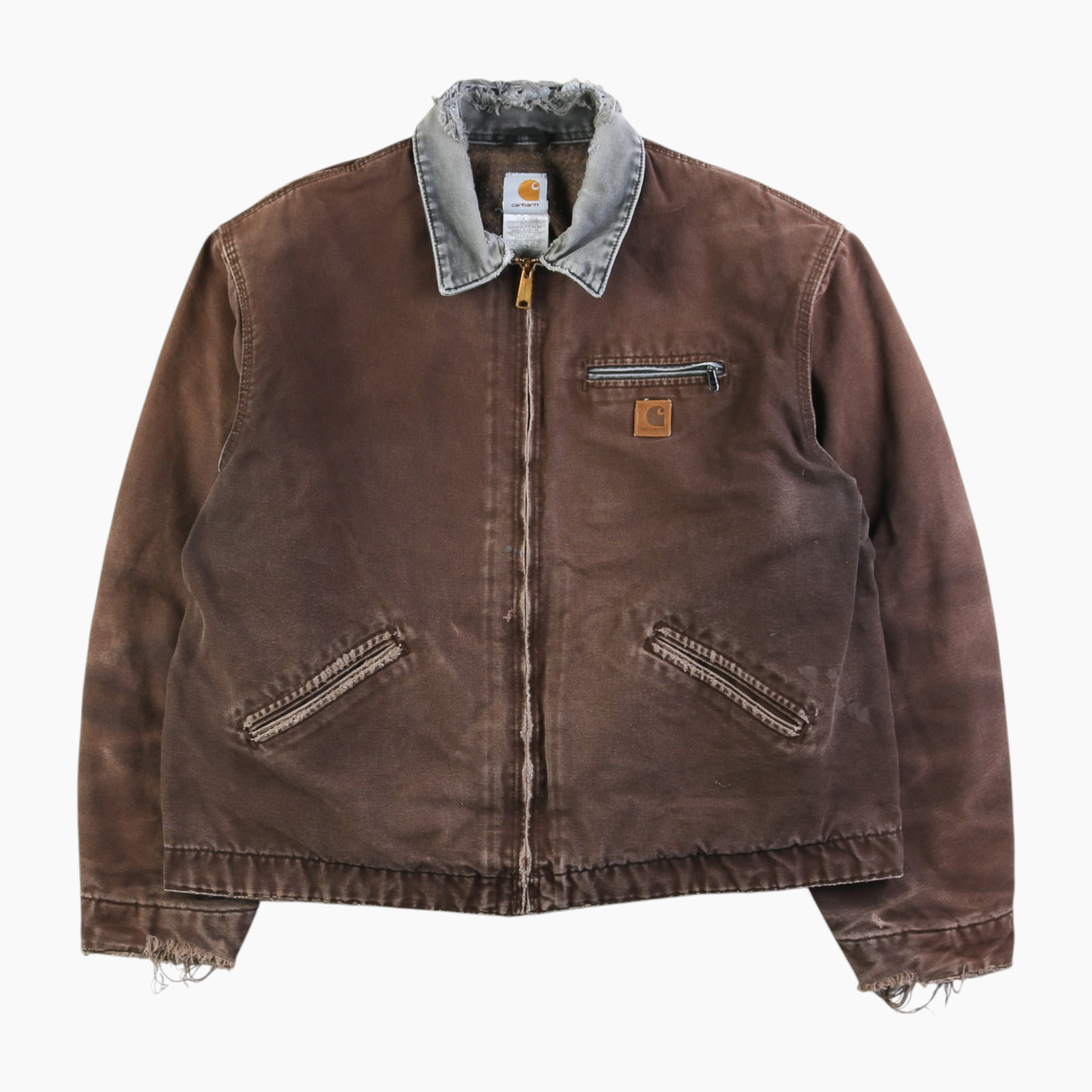 ジャケット・アウター Carhartt DETROIT JACKET J97 DKB J97 Detroit Jacket - Brown– American Madness