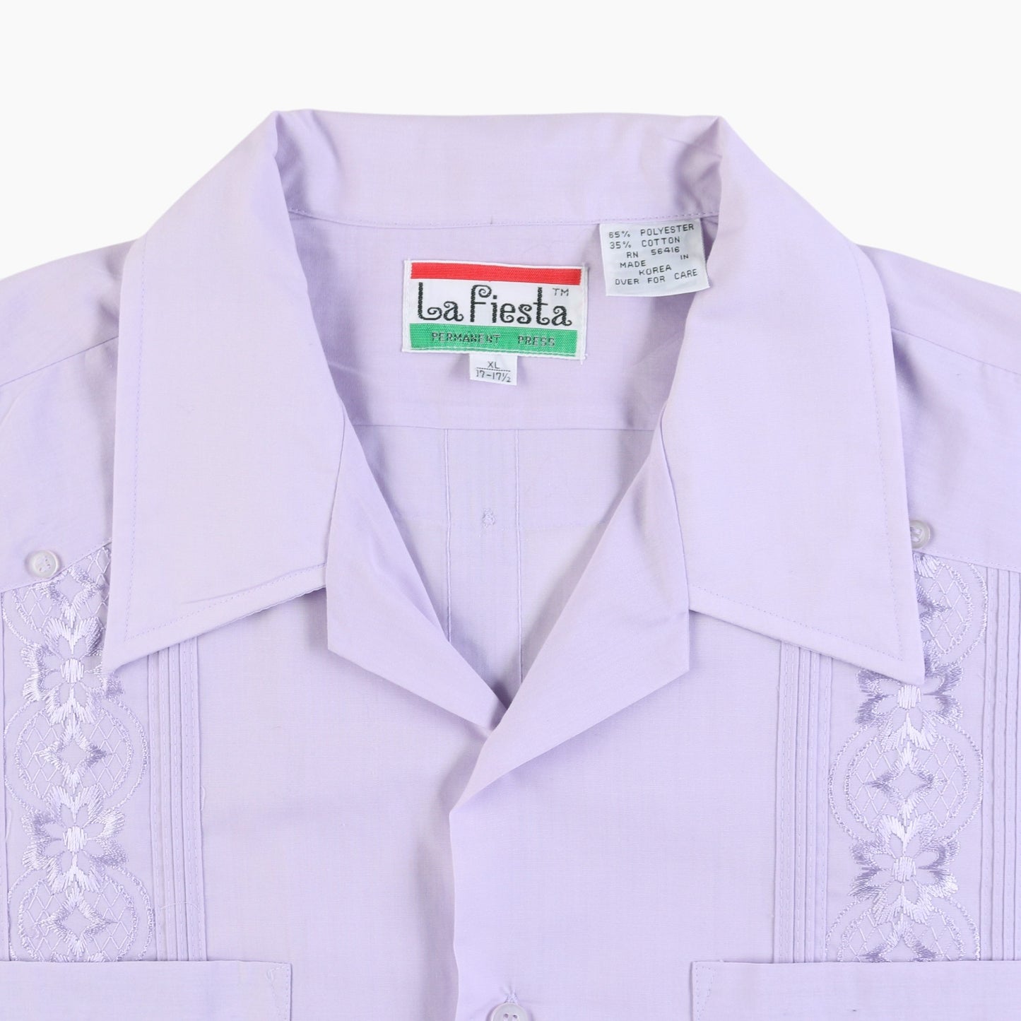 Vintage Cuban Guayabera Shirt