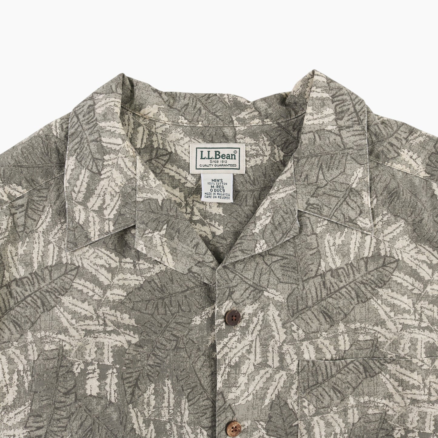 Vintage Shirt - Leaf Print