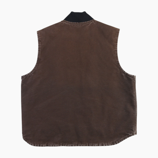 Lined Vest - Brown