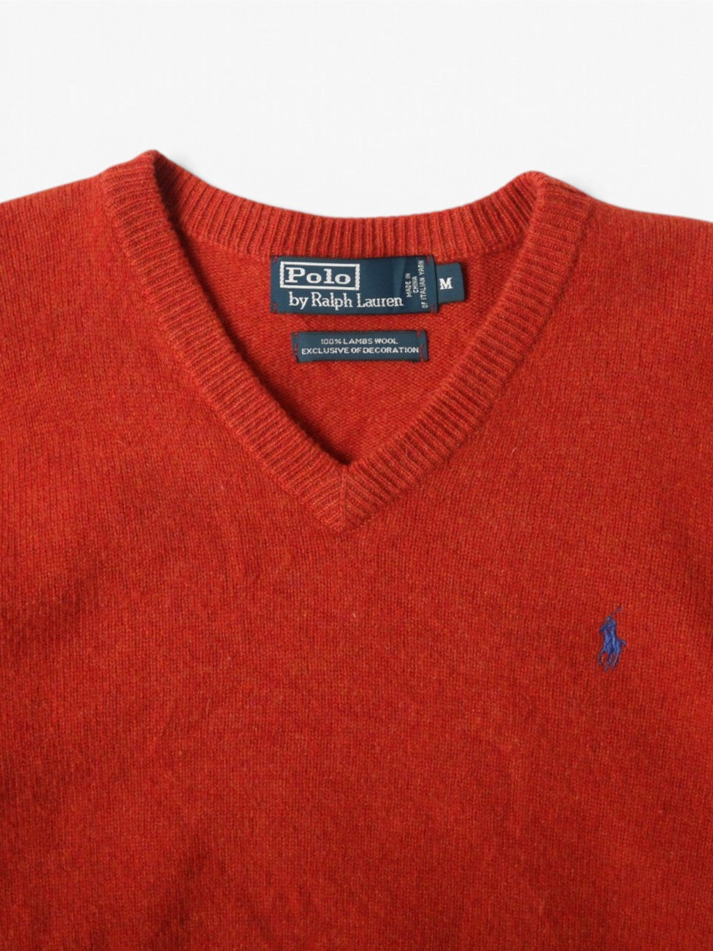 Lambs Wool Knit V-Neck