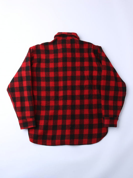 Vintage Flannel Shirt - Red Check