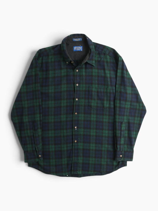 Vintage Flannel Shirt - Green