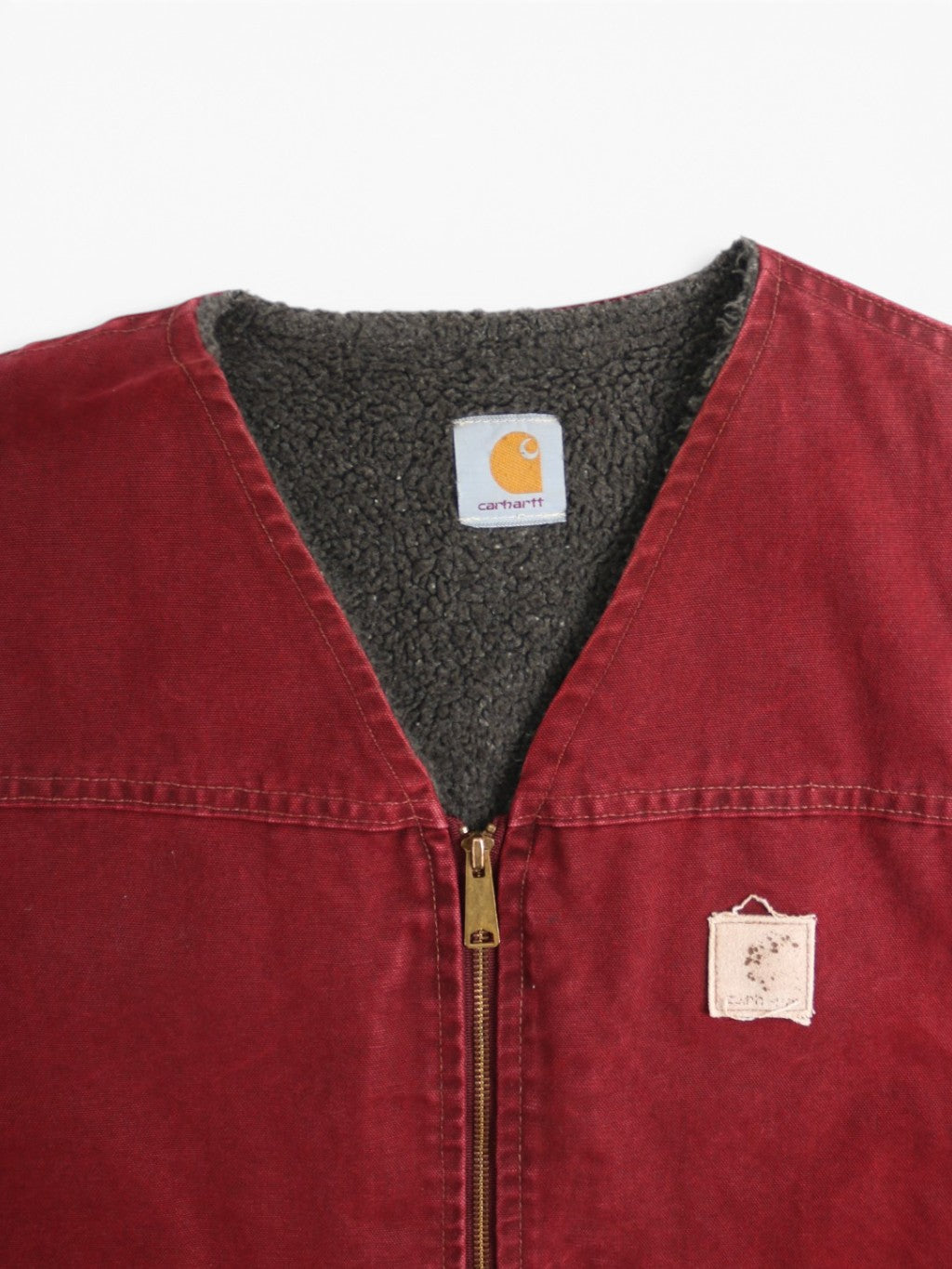 Lined Vest - Red