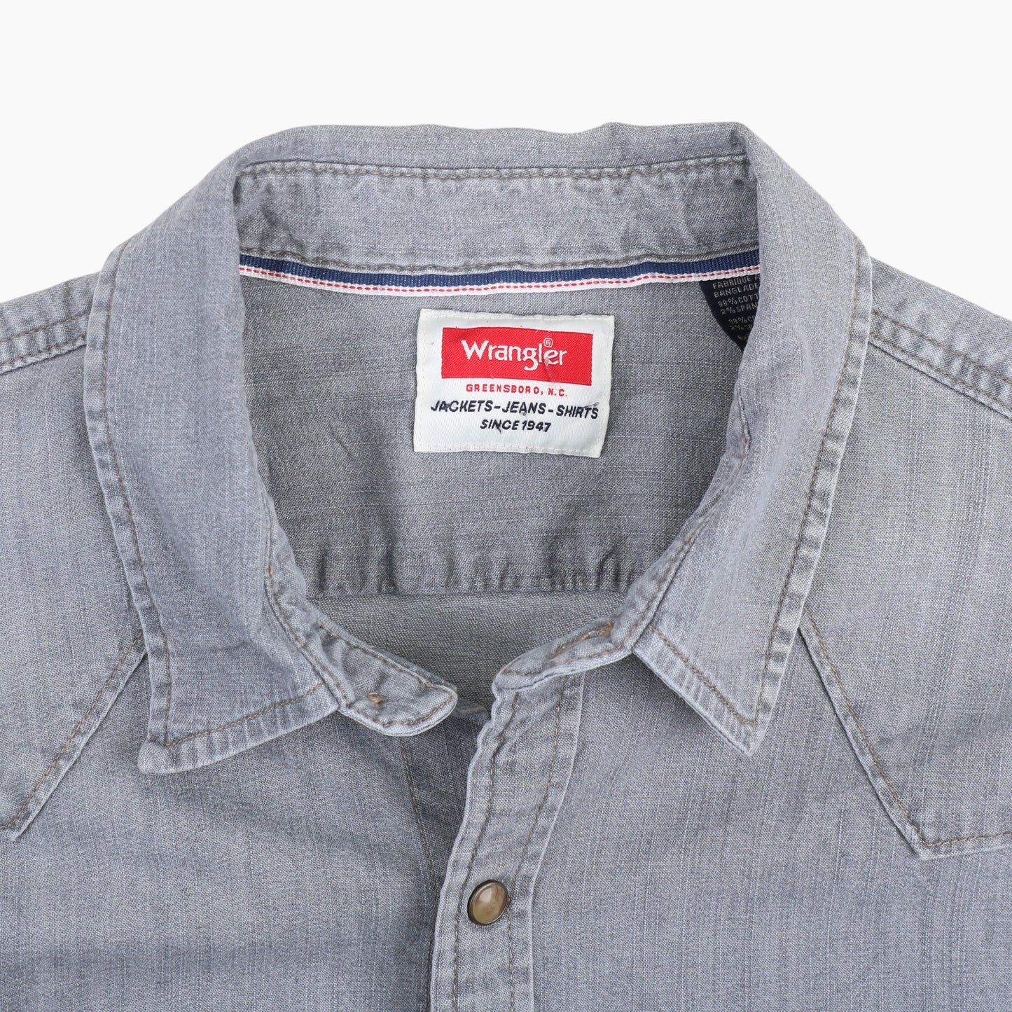 Western Denim Shirt - Blue