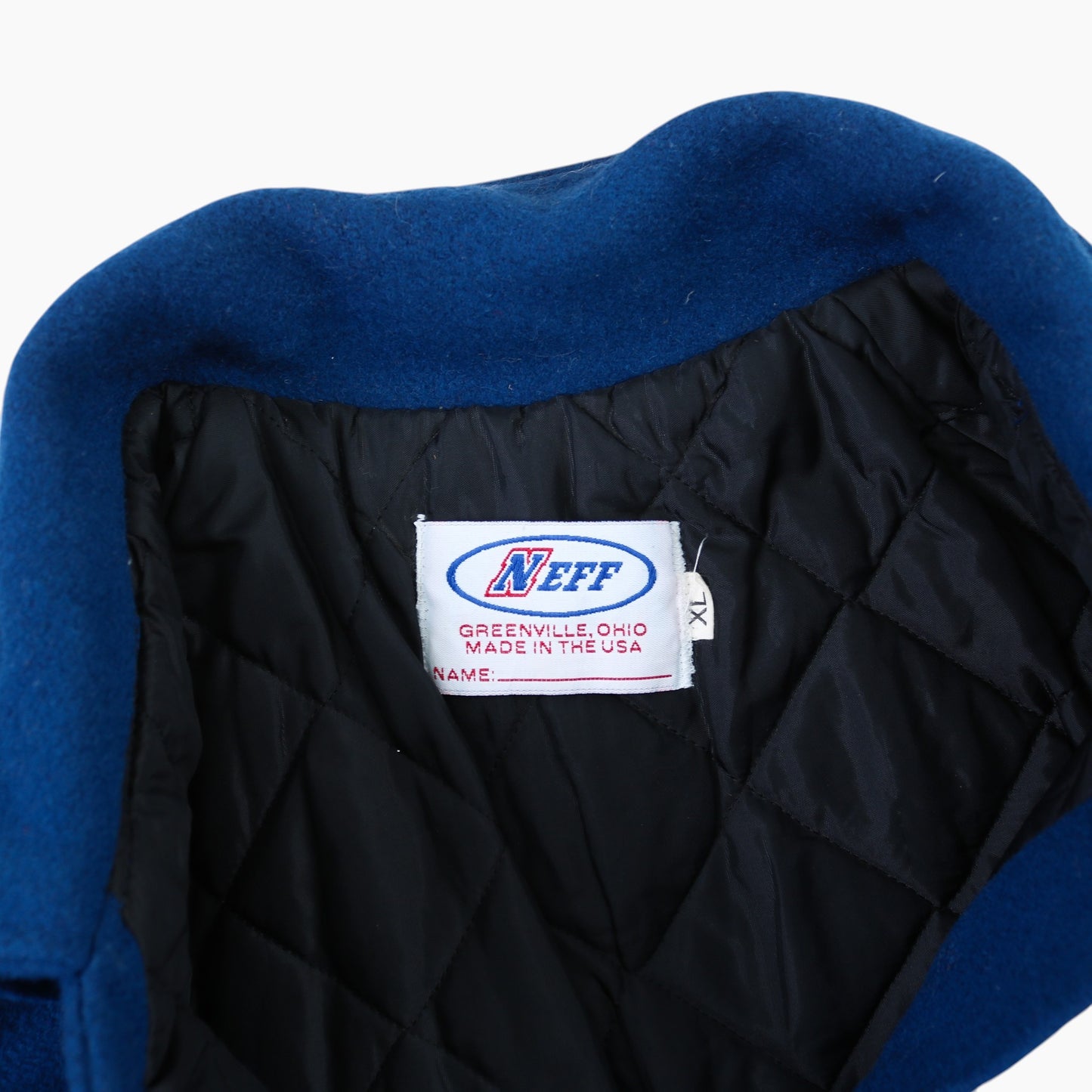 Vintage Varsity 'K' Bomber Jacket - Blue